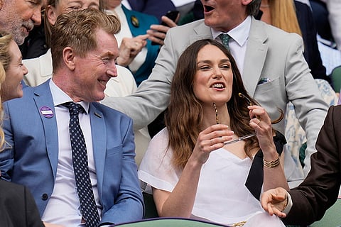 Keira Knightley and Mark Woodforde